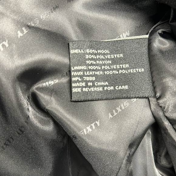 Miss Sixty Size S Black Peacoat - Picture 10 of 10